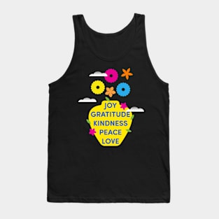 Positive floral vase Tank Top